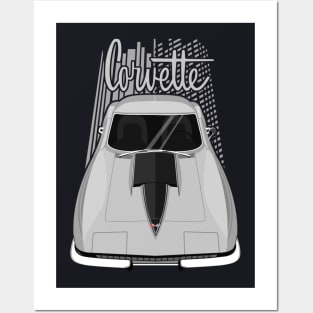 Corvette C2 - Silver Posters and Art